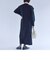 quaranciel:〈手洗い可能〉フェイクレイヤード ニット  ロング ワンピース