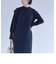 quaranciel:〈手洗い可能〉フェイクレイヤード ニット  ロング ワンピース
