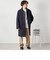 SHIPS any: FUTURE MELTON リラックス ステンカラー コート◇