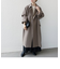 【WEB限定】SHIPS any: ノンミュールジングウール バルマカーン コクーン コート 23AW