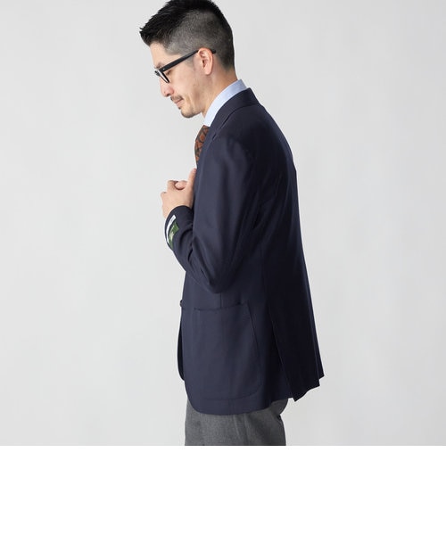 【美品】SHIPS ラグジュアリー エスコリアルウール フランネル ジャケット SHIPS: ラグジュアリー エスコリアルウール フランネル 無地