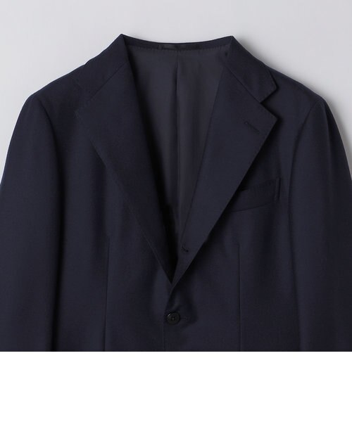 【美品】SHIPS ラグジュアリー エスコリアルウール フランネル ジャケット SHIPS: ラグジュアリー エスコリアルウール フランネル 無地