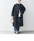 SHIPS any: ノンミュールジングウール フレーム パイピング ロング コート