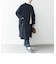 SHIPS any: ノンミュールジングウール フレーム パイピング ロング コート