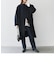 SHIPS any: ノンミュールジングウール フレーム パイピング ロング コート