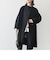 SHIPS any: ノンミュールジングウール フレーム パイピング ロング コート