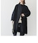 SHIPS any: ノンミュールジングウール フレーム パイピング ロング コート