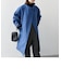 SHIPS any: ノンミュールジングウール フレーム パイピング ロング コート