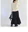 quaranciel: ショート カーディガン ＆ タフタ スカート セット
