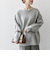 SHIPS any: AQUA カシミヤ ミックス ボートネック ニット プルオーバー