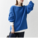 SHIPS any: AQUA カシミヤ ミックス ボートネック ニット プルオーバー