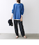 SHIPS any: AQUA カシミヤ ミックス ボートネック ニット プルオーバー