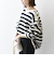 SHIPS any: AQUA カシミヤ ミックス ボートネック ニット プルオーバー