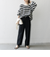 SHIPS any: AQUA カシミヤ ミックス ボートネック ニット プルオーバー