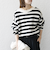 SHIPS any: AQUA カシミヤ ミックス ボートネック ニット プルオーバー