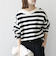 SHIPS any: AQUA カシミヤ ミックス ボートネック ニット プルオーバー