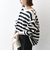 SHIPS any: AQUA カシミヤ ミックス ボートネック ニット プルオーバー