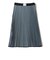 Urvin:〈洗濯機可能〉デニム プリーツ スカート