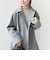 【WEB限定】〈手洗い可能〉ウール ライク ジャージー メルトン 2WAY Pコート