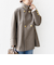 【WEB限定】〈手洗い可能〉ウール ライク ジャージー メルトン 2WAY Pコート