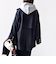 【WEB限定】〈手洗い可能〉ウール ライク ジャージー メルトン 2WAY Pコート