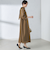 〈結婚式・パーティ〉【SHIPS別注】kaene:2WAY ボウタイ ロング ワンピース