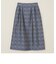 quaranciel:〈手洗い可能〉ドット ジャカード コクーン スカート