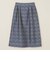 quaranciel:〈手洗い可能〉ドット ジャカード コクーン スカート