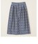 quaranciel:〈手洗い可能〉ドット ジャカード コクーン スカート
