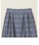 quaranciel:〈手洗い可能〉ドット ジャカード コクーン スカート