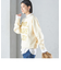 【SHIPS別注】Odub:〈手洗い可能〉メタリック ロゴ スウェット 24SS ◇