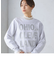 【SHIPS別注】Odub:〈手洗い可能〉メタリック ロゴ スウェット 24SS ◇
