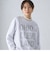 【SHIPS別注】Odub:〈手洗い可能〉メタリック ロゴ スウェット 24SS ◇