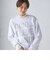【SHIPS別注】Odub:〈手洗い可能〉メタリック ロゴ スウェット 24SS ◇