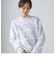 【SHIPS別注】Odub:〈手洗い可能〉メタリック ロゴ スウェット 24SS ◇