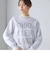 【SHIPS別注】Odub:〈手洗い可能〉メタリック ロゴ スウェット 24SS ◇