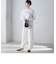 【SHIPS別注】Odub:〈手洗い可能〉メタリック ロゴ スウェット 24SS ◇
