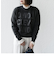 【SHIPS別注】Odub:〈手洗い可能〉メタリック ロゴ スウェット 24SS ◇