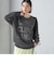 【SHIPS別注】Odub:〈手洗い可能〉メタリック ロゴ スウェット 24SS ◇