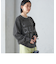 【SHIPS別注】Odub:〈手洗い可能〉メタリック ロゴ スウェット 24SS ◇