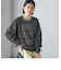 【SHIPS別注】Odub:〈手洗い可能〉メタリック ロゴ スウェット 24SS ◇