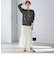 【SHIPS別注】Odub:〈手洗い可能〉メタリック ロゴ スウェット 24SS ◇