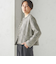 〈セレモニー対応可〉スラブ ツイード ノーカラー ジャケット（セットアップ対応）