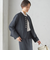〈セレモニー対応可〉スラブ ツイード ノーカラー ジャケット（セットアップ対応）
