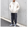 SHIPS any: オーバーサイズ コットン ギャバジン トラック ブルゾン◇