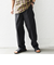 SHIPS any: ベターコットン 1タック ストレッチ イージー バギー デニム パンツ◇