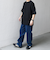 SHIPS any: ベターコットン 1タック ストレッチ イージー バギー デニム パンツ◇