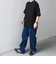 SHIPS any: ベターコットン 1タック ストレッチ イージー バギー デニム パンツ◇