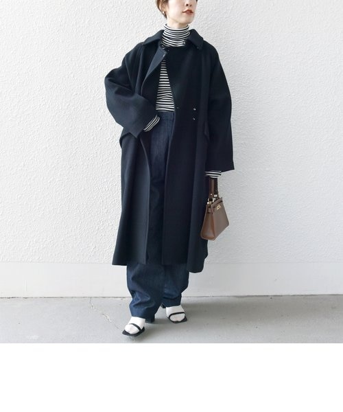 SHIPS any: バルマカーン コクーン コート2 23AW｜シップスの通販