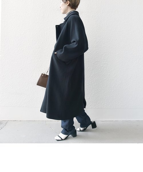 SHIPS any: バルマカーン コクーン コート2 23AW｜シップスの通販